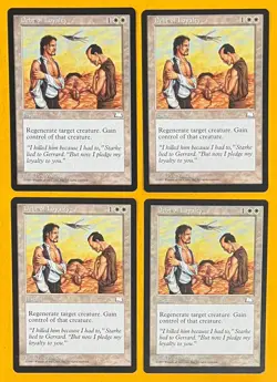 MTG DEBT OF LOYALTY (x4) Weatherlight (OldManMTG 010-343) - Image 1