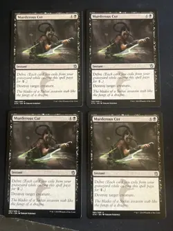 4x Murderous Cut (081) Khans of Tarkir LP MTG Magic the Gathering x4 MKE - Image 1