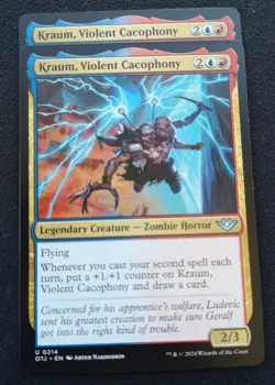 Kraum, Violent Cacophony X2 - OTJ - NM Unplayed - EN - 0214 - Image 1