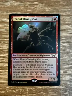 Fear of Missing Out Duskmourn: House of Horror Foil - Image 1