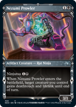 Nezumi Prowler - Showcase Light Play, English Magic the Gathering MTG Kamigawa: - Image 1