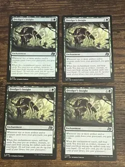 4x Dredger's Insight - 1 foil; 3 regular - Aetherdrift (DFT) - EN U 0159 - Image 1