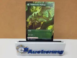 Magic: The Gathering Cragcrown Pathway // Timbercrown Pathway ZNR Borderless - Image 2