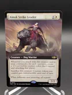 Ainok Strike Leader (Extended Art) Commander: Tarkir: Dragonstorm Regular - Image 1