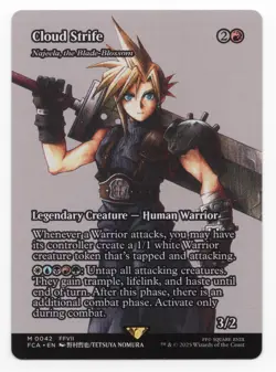 Cloud Strife - Najeela, the Blade-Blossom (Showcase) Final Fantasy MTG FCA 0042 - Image 1
