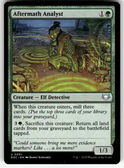 AFTERMATH ANALYST #91 MTG COMMANDER: EDGE OF ETERNITIES - Image 1
