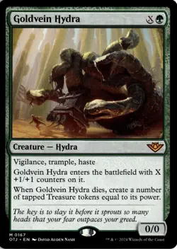 Goldvein Hydra (167) M Outlaws of Thunder Junction NM MTG - Image 1