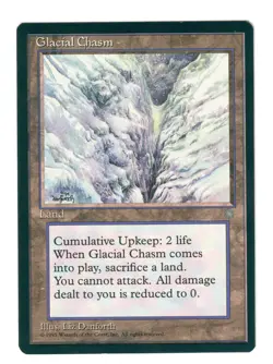 MTG 1995 Ice Age Glacial Chasm - High Grade! - Image 1