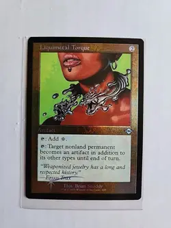 Liquimetal Torque (Retro/Foil) - Modern Horizons 2 - LP - MTG Magic - Uncommon - Image 1