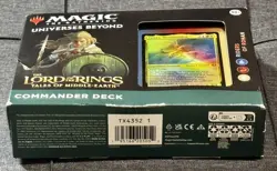Lord of the Rings: Tales of Middle Earth Commander Deck Riders of Rohan Sealed - Image 4