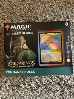 Lord of the Rings: Tales of Middle Earth Commander Deck Riders of Rohan Sealed - Image 1