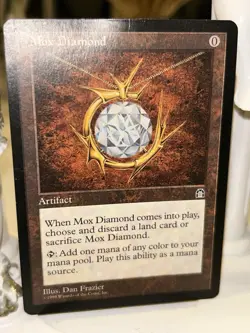 MTG Mox Diamond Stronghold English MP Magic the Gathering - Image 1