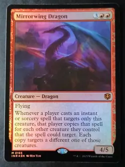 MTG Innistrad Remastered - Mirrorwing Dragon - Foil Mythic - Image 1