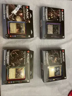 Warhammer 40k Commander Deck Case. All Four Precon Decks - Image 1