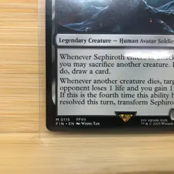 Sephiroth, Fabled SOLDIER Mythic #0115 FIN EN MTG Final Fantasy NM Gem Mint - Image 4
