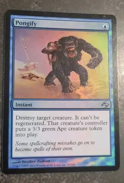 Pongify FOIL Planar Chaos NM Blue Uncommon MAGIC MTG CARD - Image 1