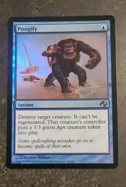 Pongify FOIL Planar Chaos NM Blue Uncommon MAGIC MTG CARD - Image 2