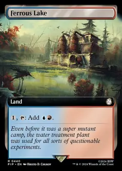 Ferrous Lake Extended Art - PIP 0440 - NM - MTG Magic - Image 1