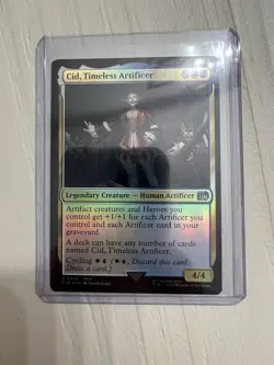 FOIL CID, TIMELESS ARTIFICER (414) Final Fantasy FIN Magic MTG MINT CARD - Image 1