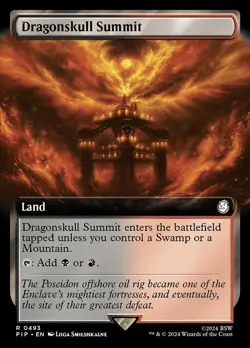 Dragonskull Summit Extended Art Foil - PIP 0493 - NM - MTG Magic - Image 1