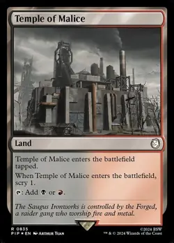 Temple of Malice Surge Foil - PIP 0835 - NM - MTG Magic - Image 1