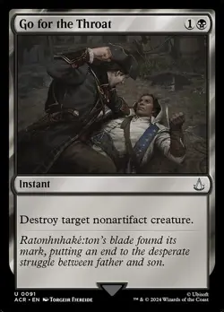 Go for the Throat Foil - ACR 0091 - NM - MTG Magic - Image 1