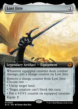 Lost Jitte Extended Art Foil - BIG 0088 - NM - MTG Magic - Image 1