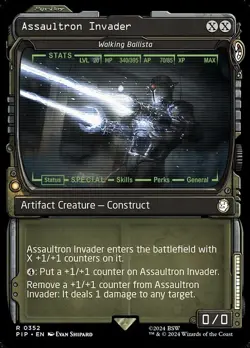 Assaultron Invoker Showcase - PIP 0352 - NM - MTG Magic - Image 1