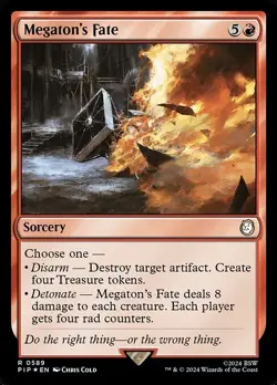 Megaton's Fate Surge Foil - PIP 0589 - NM - MTG Magic - Image 1