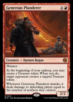Generous Plunderer Foil - BIG 0011 - NM - MTG Magic - Image 1