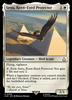 Senu, Keen-Eyed Protector Foil - ACR 0008 - NM - MTG Magic - Image 1