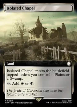 Isolated Chapel Extended Art Foil - PIP 0500 - NM - MTG Magic - Image 1
