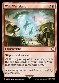 Wild Wasteland Surge Foil - PIP 0599 - NM - MTG Magic - Image 1