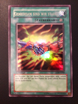 Yu-Gi-Oh! Gemeinsam sind wir stark, LON-G049, Ultra Rare, 1. Auflage, Excellent - Image 1