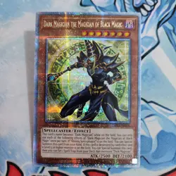 Yugioh Asian English Dark Magician The Magician Of Black Magic INFO-AE006 QCSE - Image 1