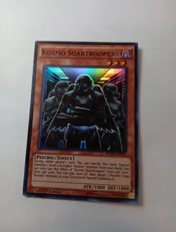 Yu-Gi-Oh! TCG Kozmo Soartroopers Breakers of Shadow BOSH-EN083 1st Edition Super - Image 2