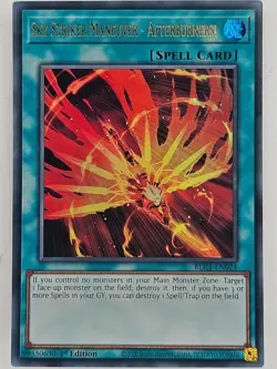 Yu Gi Oh - BLC1-EN024 Sky Striker Maneuver - Afterburners! - Gold Ultra Rare - Image 1