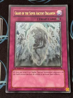 Yugioh RGBT-EN078 Grave Of The Super Ancient Organism Ultimate Rare 1st Edition - Image 1