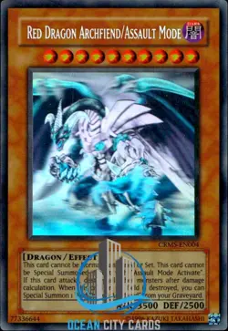 Yugioh Red Dragon Archfiend Assault Mode Ghost Rare Crms-en004 - Image 1