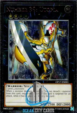 Yugioh Number 39: Utopia OP17-EN001 Ultimate Rare - Image 1