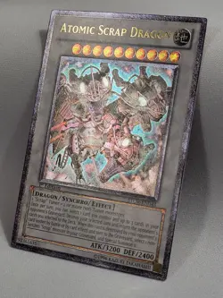 YuGiOh TCG Atomic Scrap Dragon STOR-EN043 Ultimate Rare 1st Edition NM - Image 2
