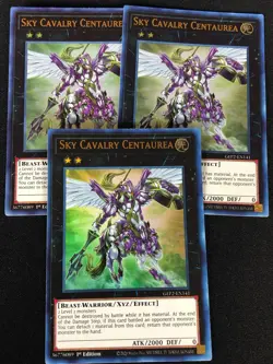 YUGIOH SKY CAVALRY CENTAUREA GFP2-EN141 1ST ULTRA X3 (NM) - Image 1