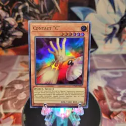 Contact "C" OP18-EN007 Unl Edition Super Rare NM Yugioh - Image 1