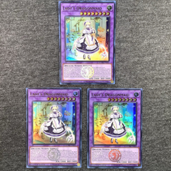 3x Lady's Dragonmaid 1st Edition Ultra Rare BLMM-EN049 Yu-Gi-Oh! {PLAYSET X3} - Image 1