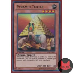 Yugioh Pyramid Turtle LCJW-EN189 Super Rare 1st Edition NM - Image 1