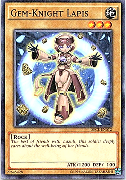 Gem-Knight Lapis SECE-EN012 Yu-Gi-Oh! Light Play Unlimited - Image 1