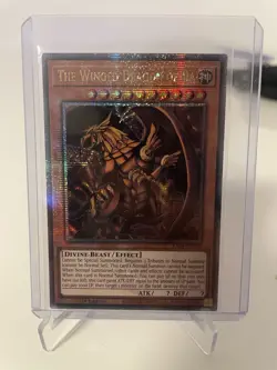 Yu-Gi-Oh! Karte THE WINGED DRAGON OF RA RA04-EN118 QCSR NEU - Image 1