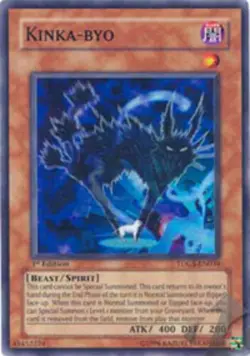 Yugioh! HP Kinka-Byo - TDGS-EN034 - Super Rare - Unlimited Edition Heavily Playe - Image 1