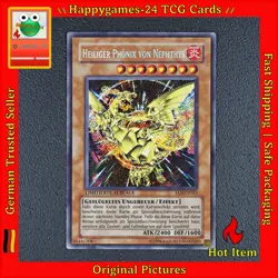 Heiliger Phonix von Nephthys - Secret Rare - YuGiOh! Karte TCG EEN-DESE3 /E23 - Image 1