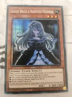 Ghost Belle & Haunted Mansion Yu-Gi-Oh! RA01-EN011 1st Collector's Rare - Image 2